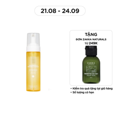 ZAKKA NATURALS Calendula Manuka Honey Hydrating & Calming Amino Foam Cleanser 185ml