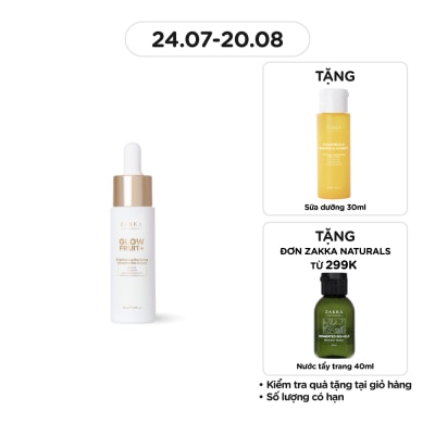 ZAKKA NATURALS Tinh Chất Zakka Naturals Glow Fruit Brightening Serum 20g