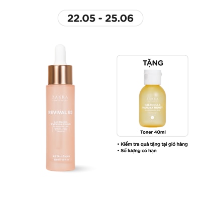 ZAKKA NATURALS Revival B3 Anti-Blemish Brightening Ampoule 30ml