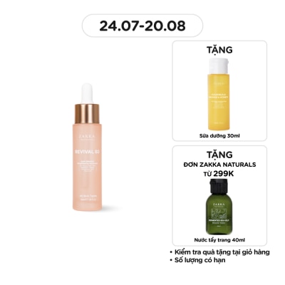 ZAKKA NATURALS Tinh Chất Zakka Naturals Revival B3 Anti-Blemish Brightening Ampoule 30ml