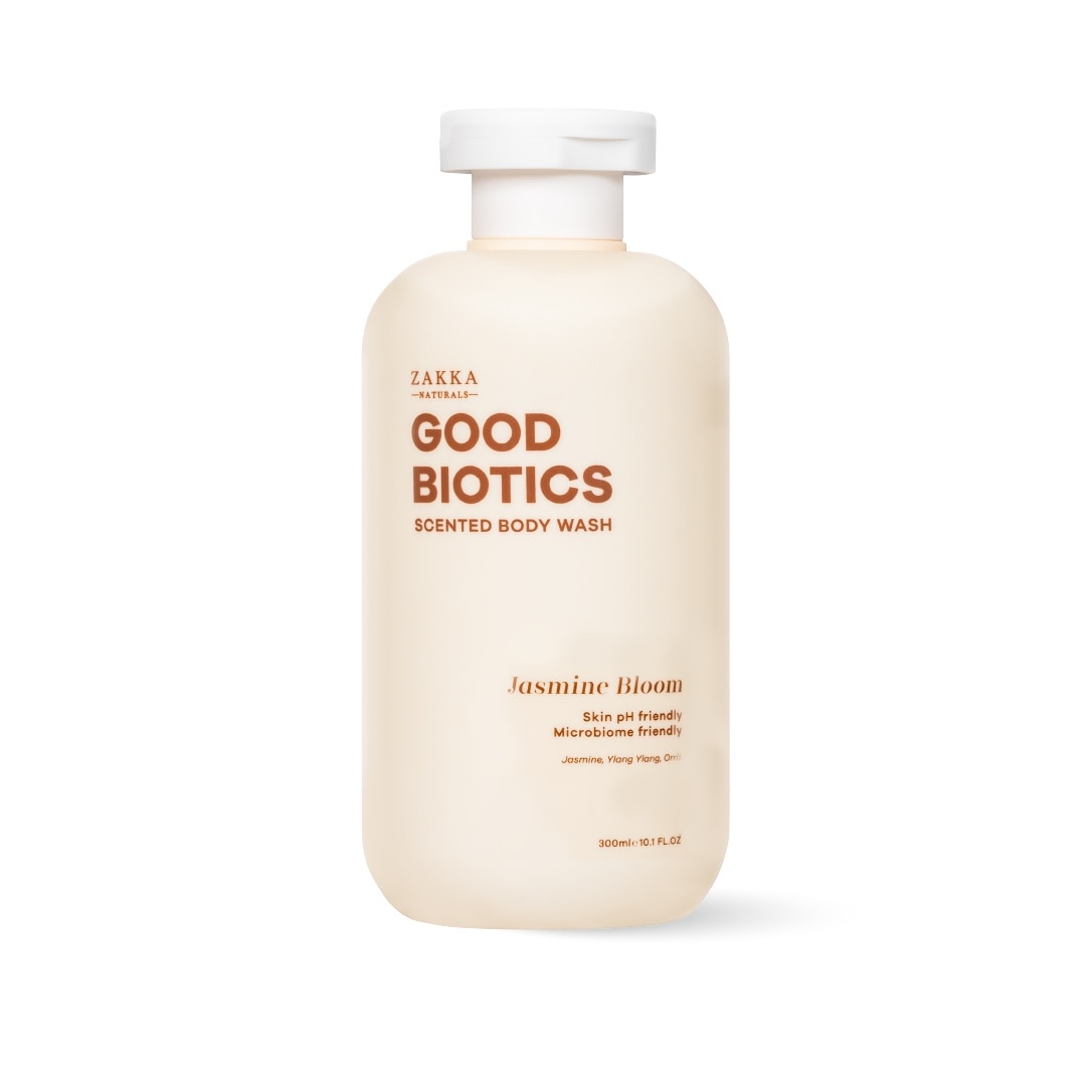 Sữa Tắm Zakka Naturals Good Biotics Scented Body Wash Hương Jasmine Bloom 300ml