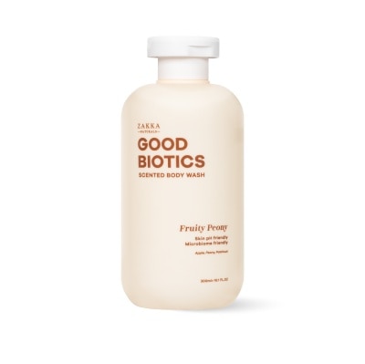 ZAKKA NATURALS Sữa Tắm Zakka Naturals Good Biotics Scented Body Wash Hương Fruity Peony 300ml