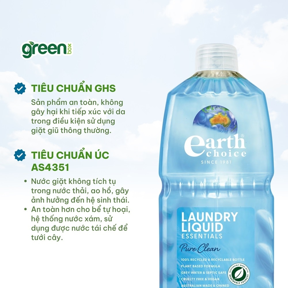 Pure Clean Laundry Liquid 1L
