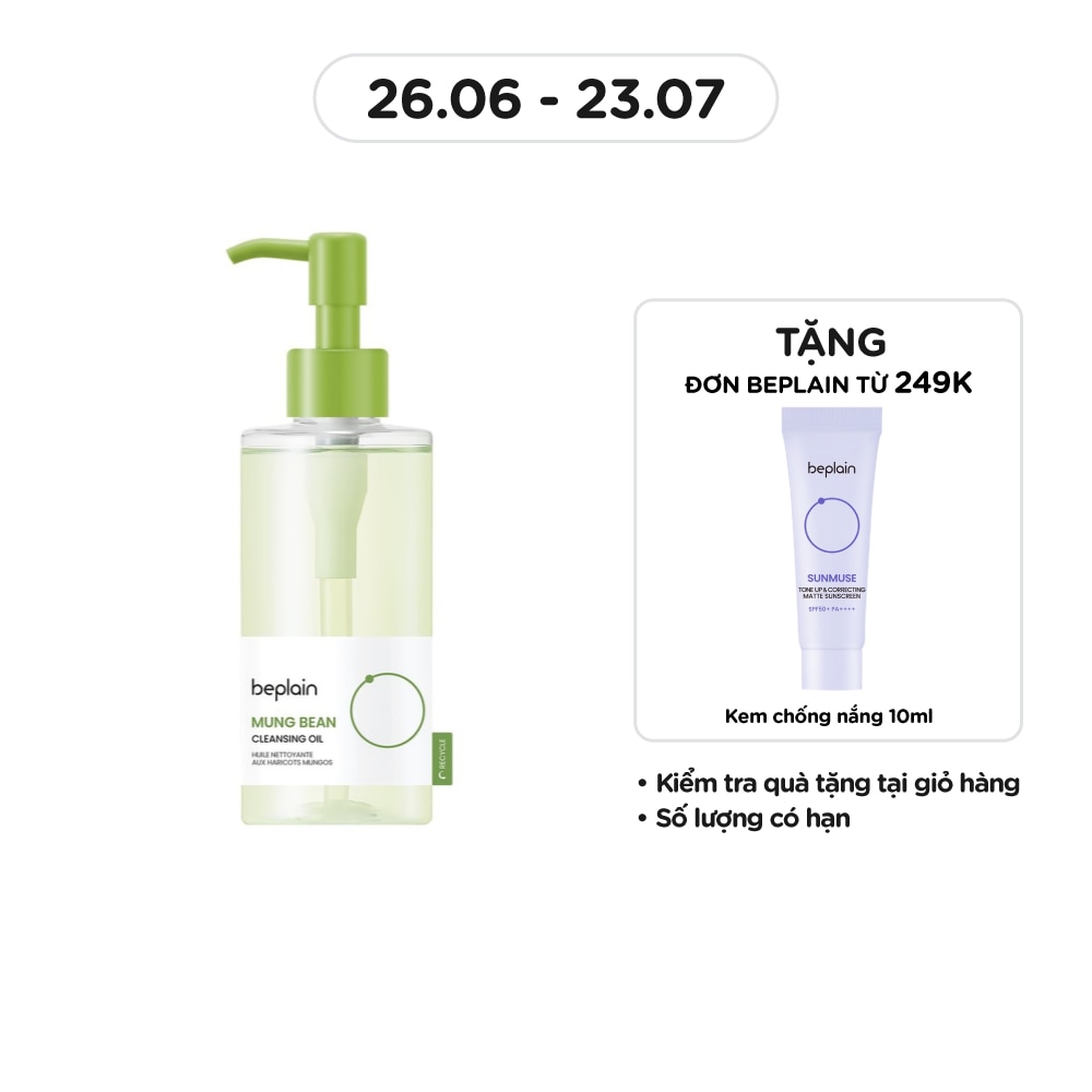 Dầu Tẩy Trang Beplain Mung Bean Cleansing Oil 200ml