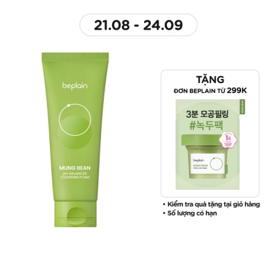 BEPLAIN Mung Bean pH-Balanced Cleansing Foam 160ml