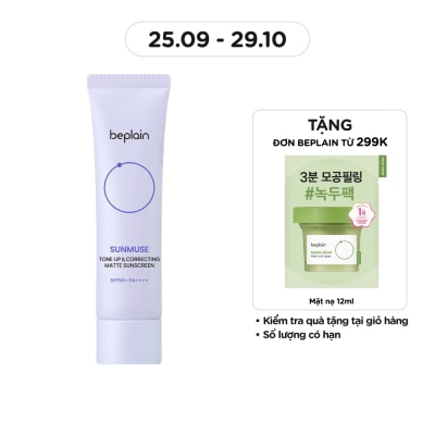 BEPLAIN Sunmuse Tone Up & Correcting Matte Sunscreen 50ml