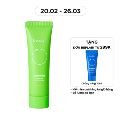 BEPLAIN Kem Chống Nắng Beplain Sunmuse Mineral Sunscreen SPF50+ PA++++ 50ml