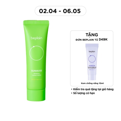 BEPLAIN - Sunmuse Mineral Sunscreen SPF50+ PA++++ 50ml