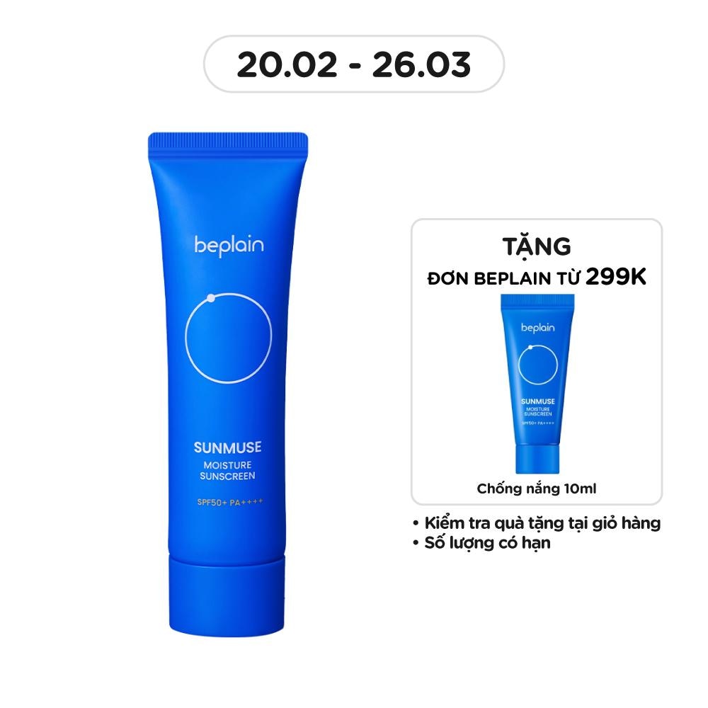 Kem Chống Nắng Beplain Sunmuse Moisture Sunscreen SPF50+ PA++++ 50ml