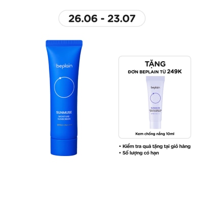 BEPLAIN Kem Chống Nắng Beplain Sunmuse Moisture Sunscreen SPF50+ PA++++ 50ml