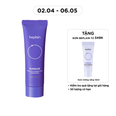 BEPLAIN - Kem Chống Nắng Beplain Sunmuse Tone-Up & Correcting Sunscreen SPF50+ PA++++ 50ml