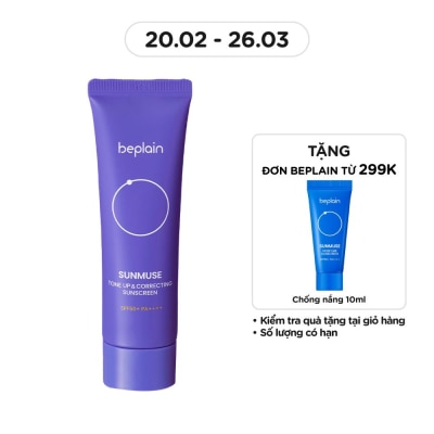 BEPLAIN Kem Chống Nắng Beplain Sunmuse Tone-Up & Correcting Sunscreen SPF50+ PA++++ 50ml