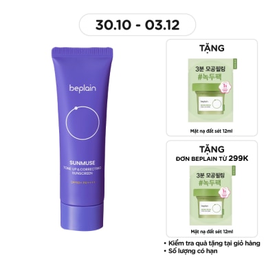 BEPLAIN Kem Chống Nắng Beplain Sunmuse Tone-Up & Correcting Sunscreen SPF50+ PA++++ 50ml
