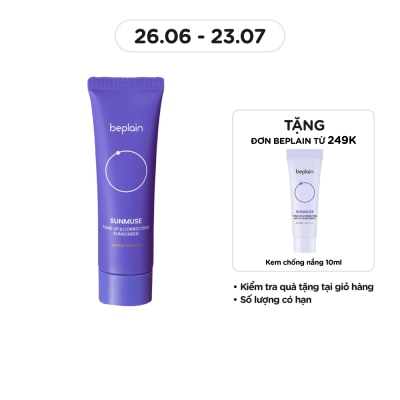 BEPLAIN Kem Chống Nắng Beplain Sunmuse Tone-Up & Correcting Sunscreen SPF50+ PA++++ 50ml