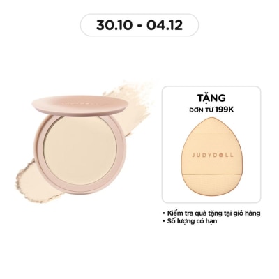 JUDYDOLL Phấn Nền Judydoll Soft & Velvet Matte Powder Foundation 4g .#01