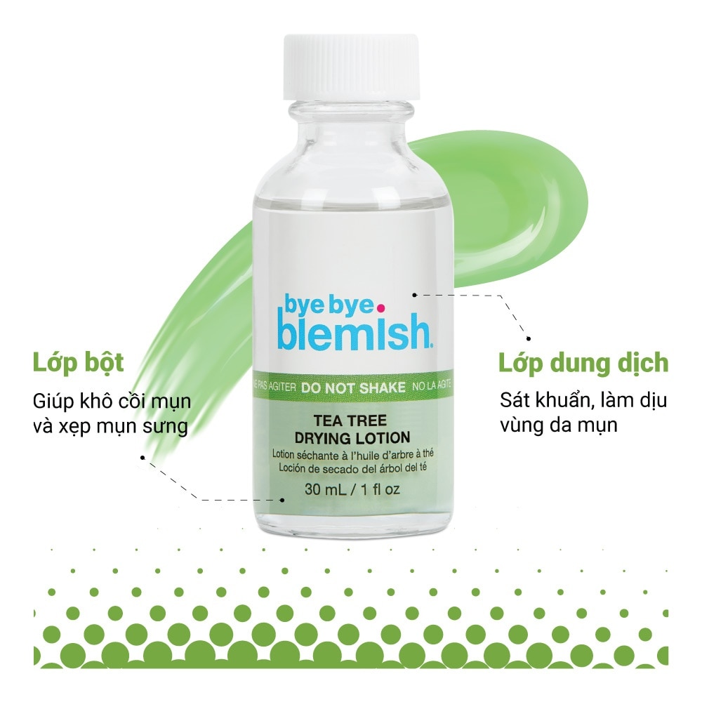 Lotion Chấm Mụn Bye Bye Blemish Tea Tree Drying Lotion 30ml