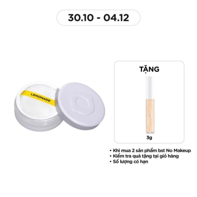 LEMONADE Phấn Phủ Dạng Bột Lemonade Supermatte No Makeup Loose Powder 9g