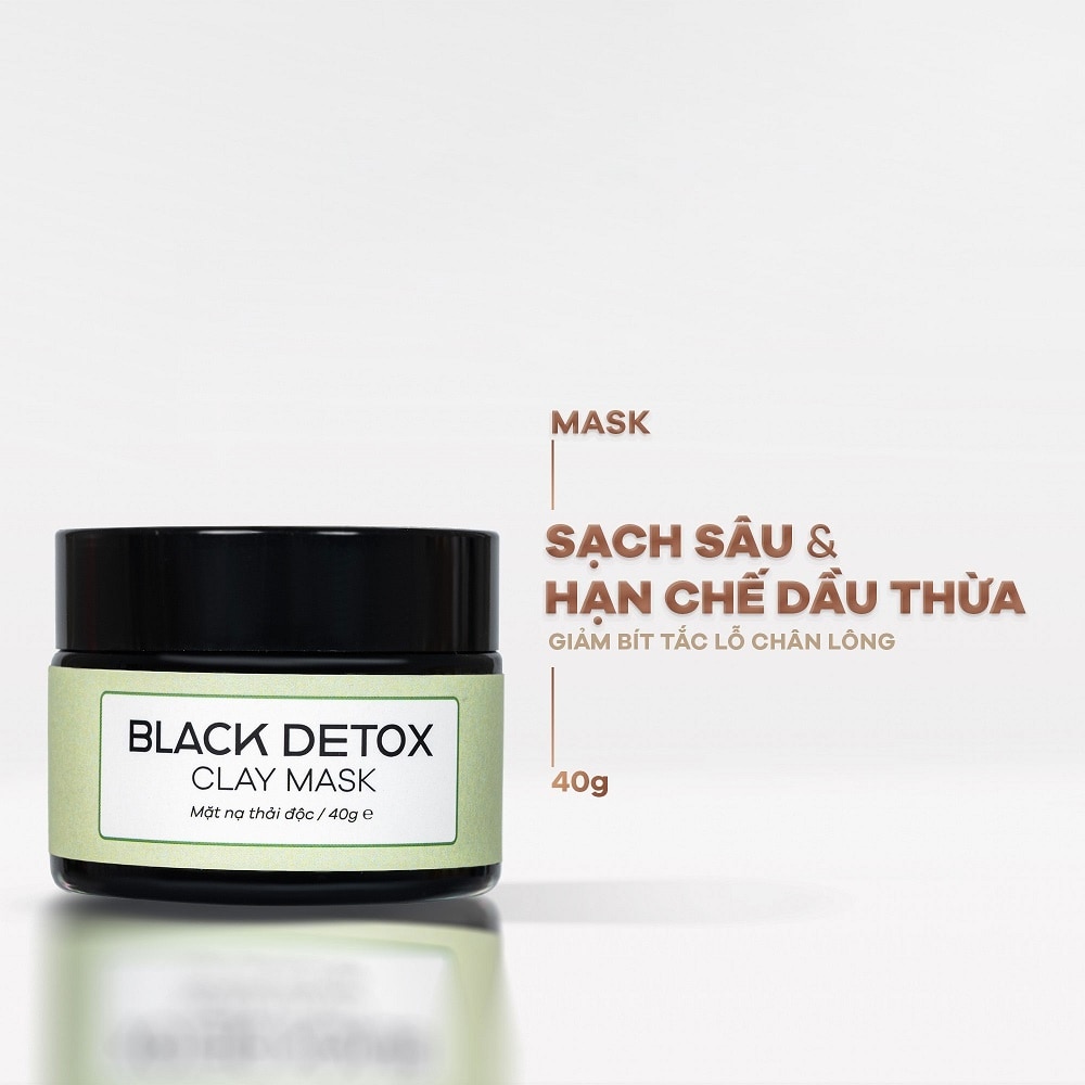 Thải Độc Da Black Detox Clay Mask 40g