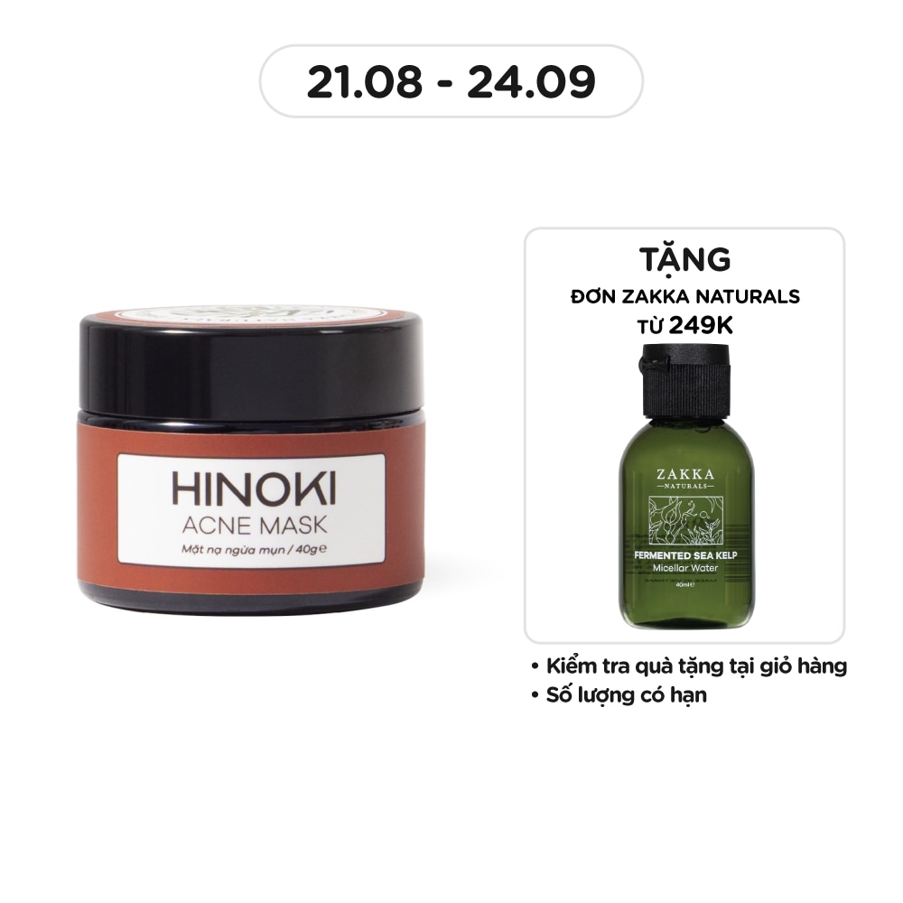 Mặt Nạ Zakka Naturals Hinoki Anti Acne Mask 40g