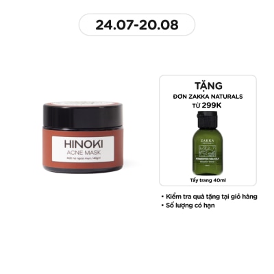 ZAKKA NATURALS Mặt Nạ Zakka Naturals Hinoki Anti Acne Mask 40g