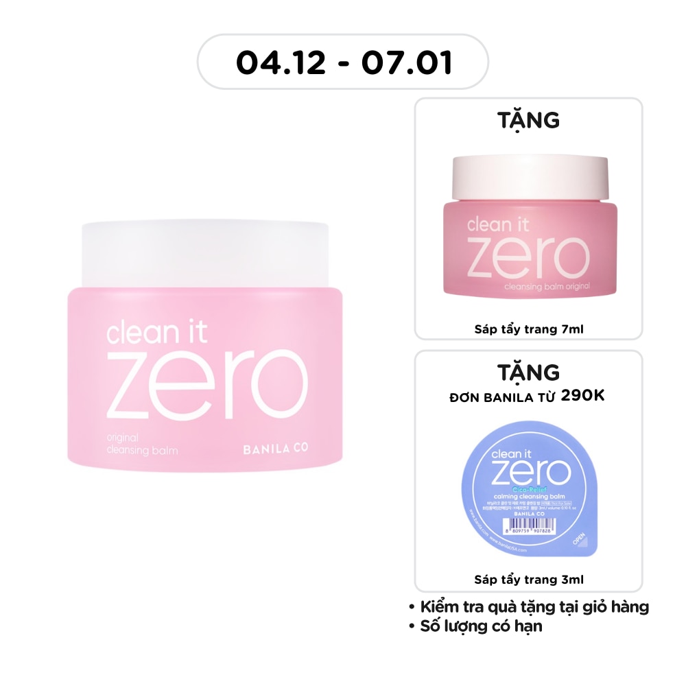 Sáp Tẩy Trang Banila Co Clean It Zero Original Cleansing Balm 180ml