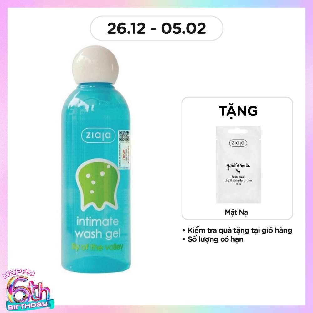 Dung Dịch Vệ Sinh Ziaja Hoa Lan Chuông Intimate Wash Gel Lily Of The Valley 200ml