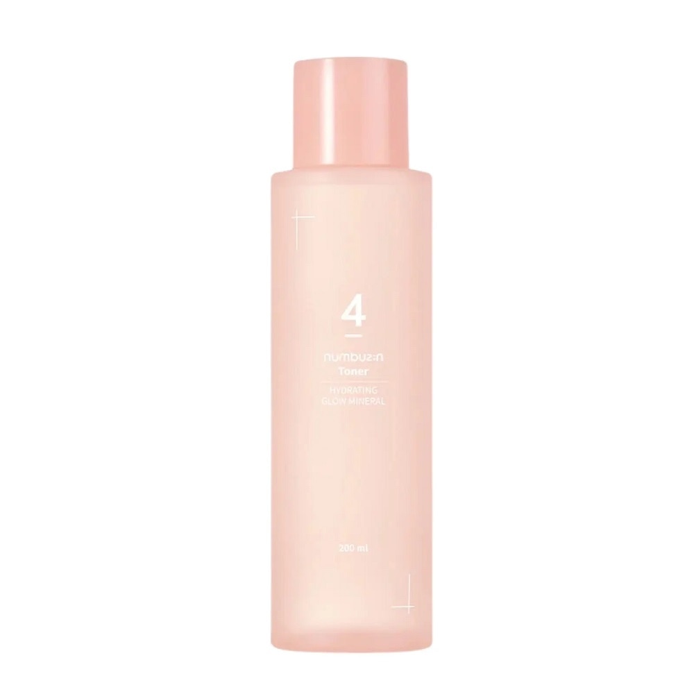 Nước Hoa Hồng Numbuzin No.4 Hydrating Glow Mineral Toner 200ml