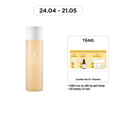 NUMBUZIN Nước Hoa Hồng Numbuzin No.3 Super Glowing Essence Toner 200ml