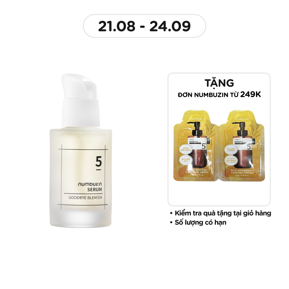 Tinh Chất Sáng Da Numbuzin No.5 Goodbye Blemish Serum 50ml