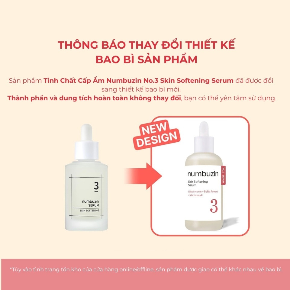 Tinh Chất Numbuzin Tăng Cường Sức Khỏe Da No.3 Skin Softening Serum 50ml image