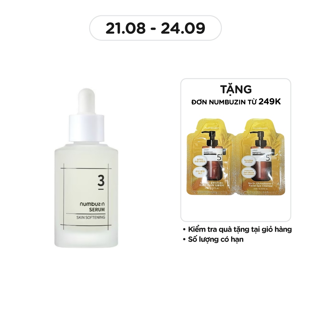 Tinh Chất Numbuzin Tăng Cường Sức Khỏe Da No.3 Skin Softening Serum 50ml