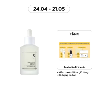 NUMBUZIN Tinh Chất Numbuzin Tăng Cường Sức Khỏe Da No.3 Skin Softening Serum 50ml