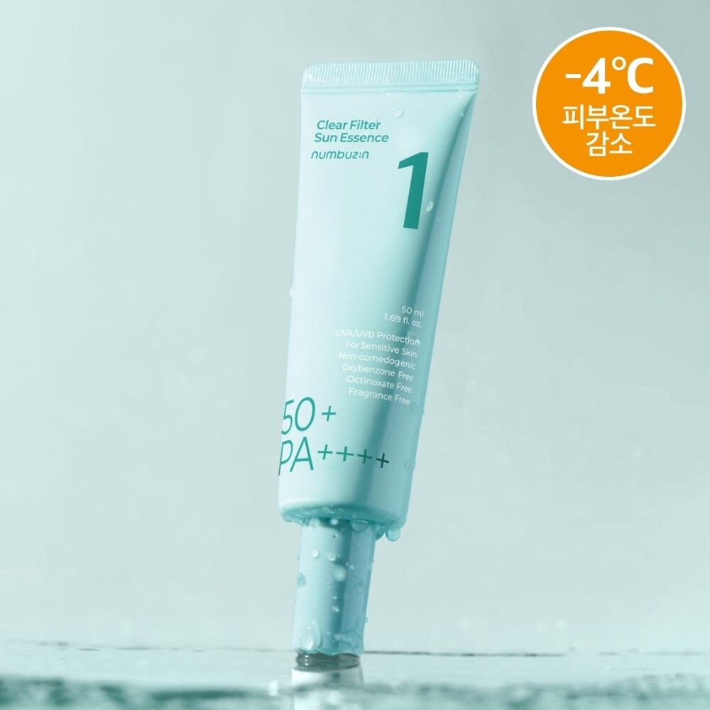 Kem Chống Nắng Dưỡng Ẩm Numbuzin No.1 Clear Filter Sun Essence 50ml