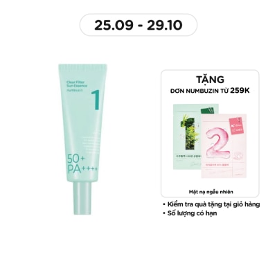 NUMBUZIN Kem Chống Nắng Dưỡng Ẩm Numbuzin No.1 Clear Filter Sun Essence 50ml