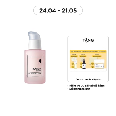 NUMBUZIN Tinh Chất Numbuzin Dưỡng Da No.4 Collagen 73% Pudding Serum 50ml