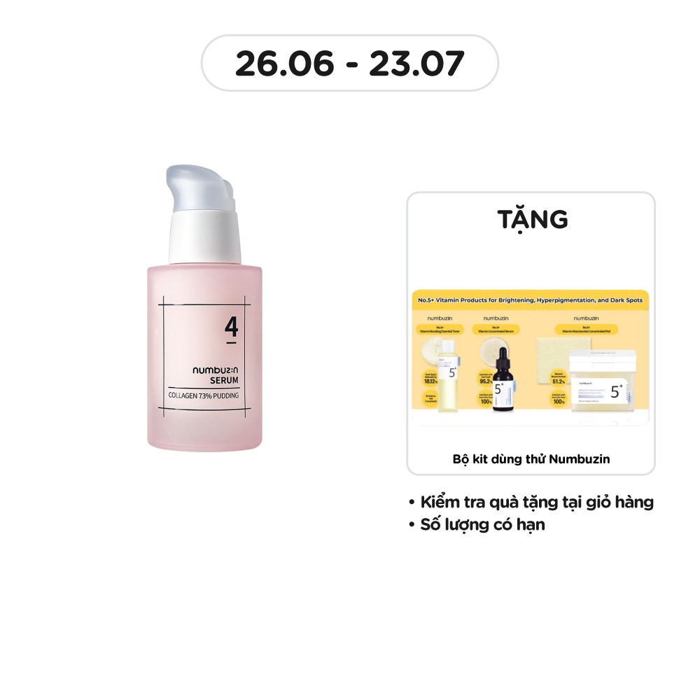 Tinh Chất Numbuzin Dưỡng Da No.4 Collagen 73% Pudding Serum 50ml