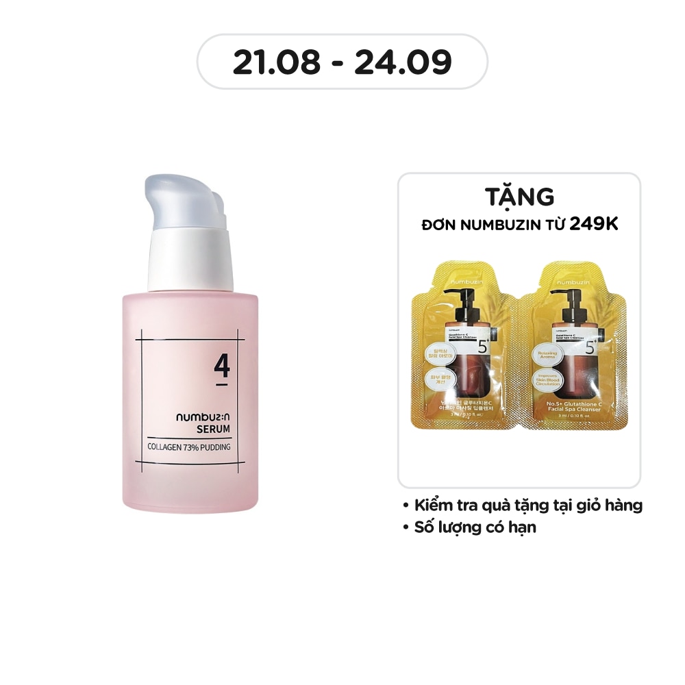 Tinh Chất Numbuzin Dưỡng Da No.4 Collagen 73% Pudding Serum 50ml