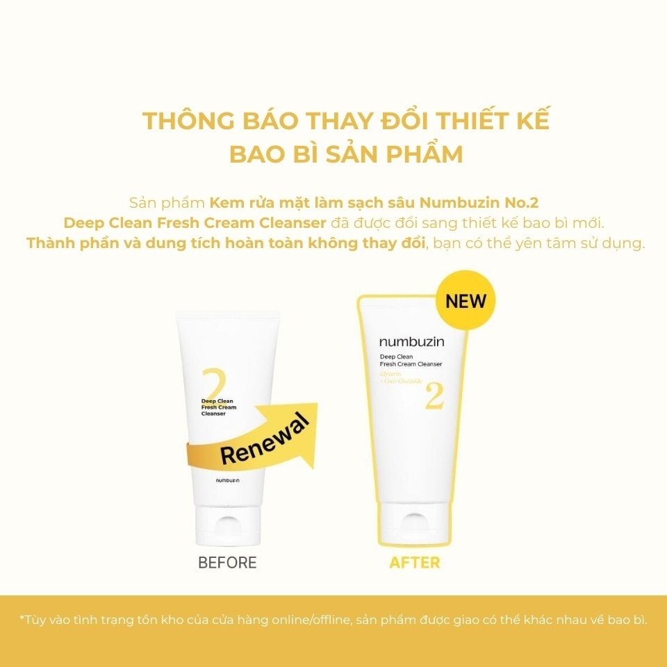 No.2 Deep Clean Fresh Cream Cleanser 120ml