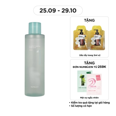 NUMBUZIN Nước Hoa Hồng Numbuzin No.1 Pure-Full Calming Herb Toner 300ml