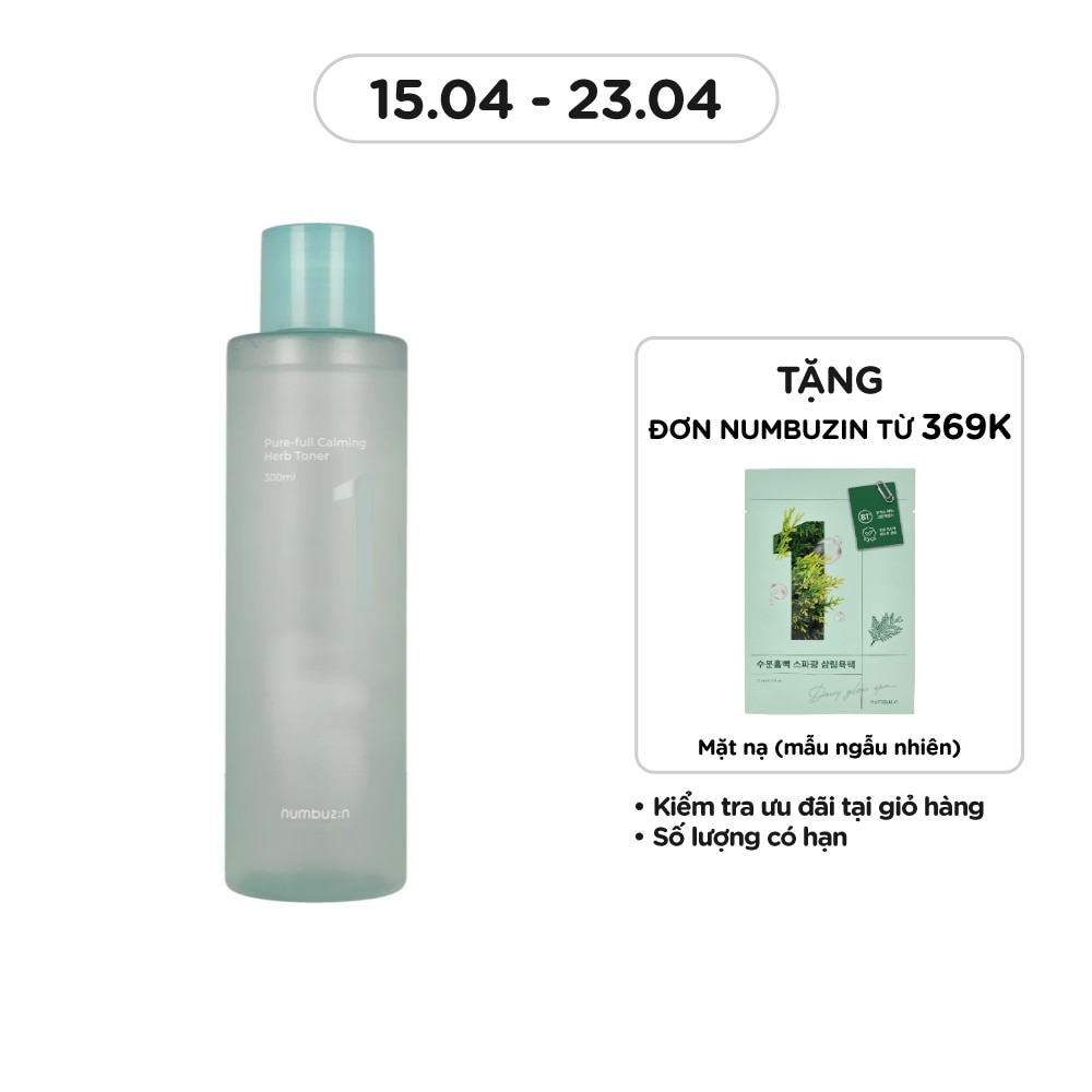 No.1 Pure-Full Calming Herb Toner 300ml