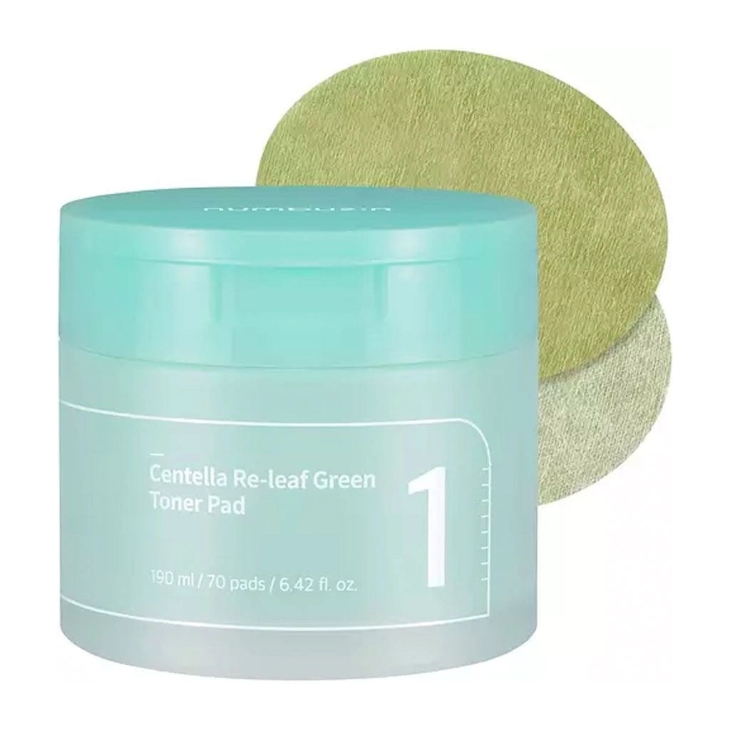 No.1 Centella Re-Leaf Green Toner Pad 190ml (70Pcs)