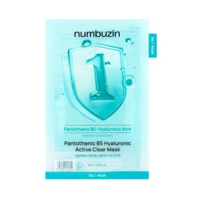 NUMBUZIN No.1 Pantothenic B5 Hyaluronic Active Clear Mask 26ml