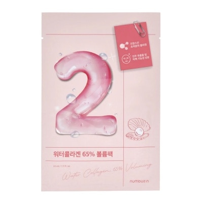 NUMBUZIN Mặt Nạ Numbuzin Chống Lão Hóa Da No.2 Water Collagen 65% Voluming Sheet Mask 33ml