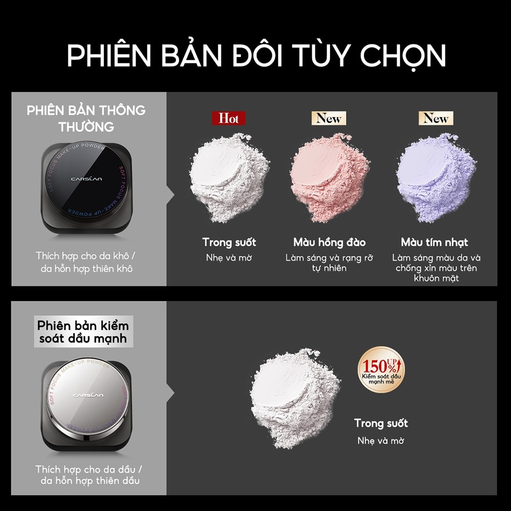 Phấn Phủ Dạng Bột Carslan Soft Focus Make-Up Powder 8g .#02