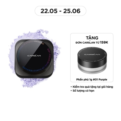 CARSLAN Phấn Phủ Dạng Bột Carslan Soft Focus Make-Up Powder 8g .#01 (Purple)