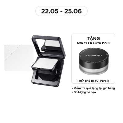 CARSLAN Phấn Nén Carslan Black Magnet Soft Mist Powder 8g .#01