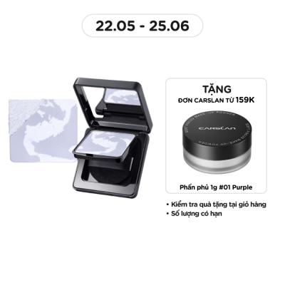 CARSLAN Phấn Nén Carslan Black Magnet Soft Mist Powder 8g .#01 Purple
