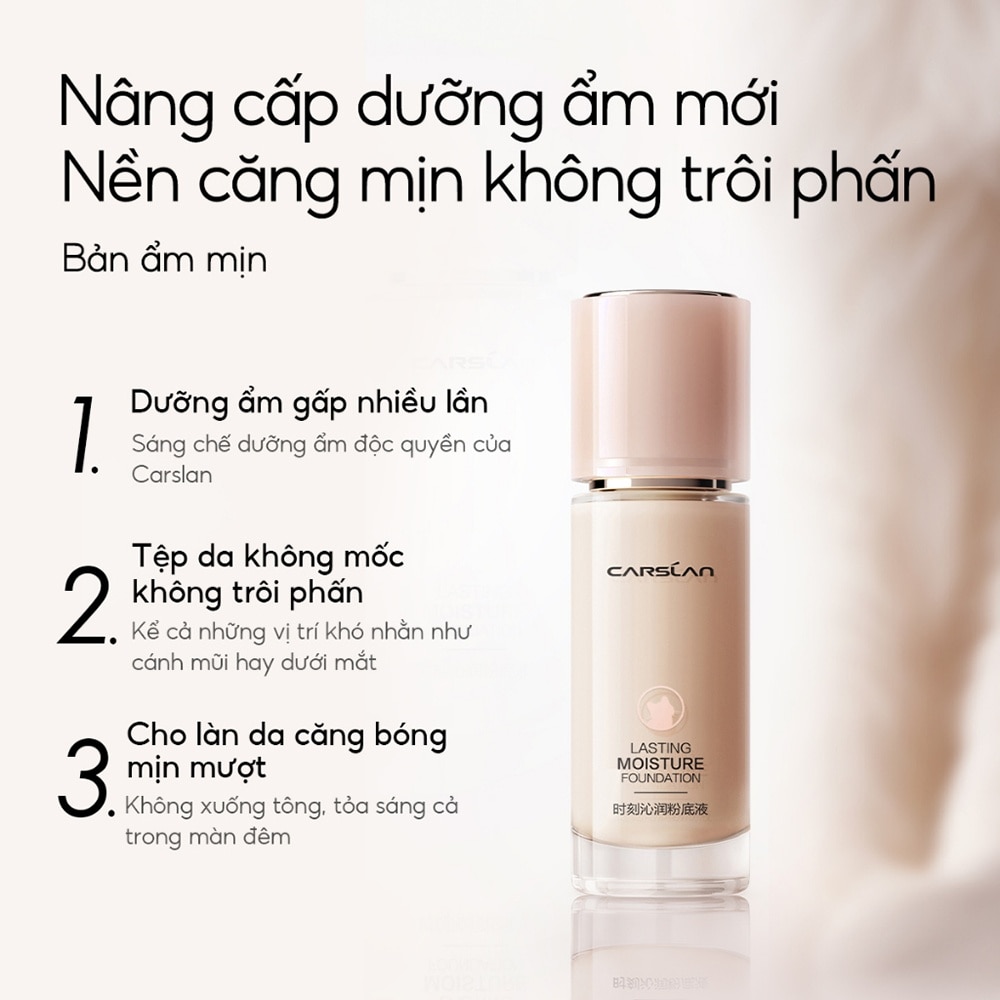 Kem Nền Carslan Lasting Moisture Foundation 30g .#P01