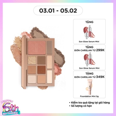 CARSLAN Bảng Phấn Carslan Silky Twinkle Comprehensive Palette 18g .#01