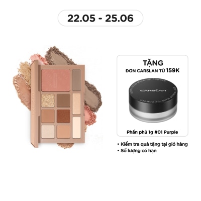 CARSLAN Bảng Phấn Carslan Silky Twinkle Comprehensive Palette 18g .#01